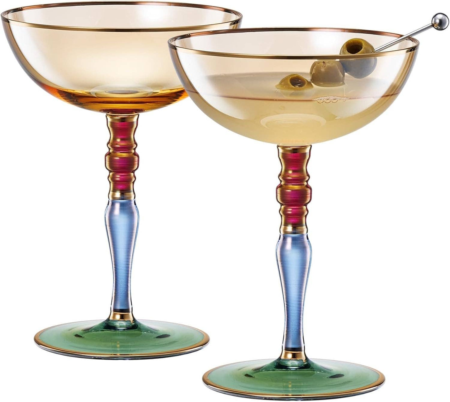 The Wine Savant /  Khen Glassware - Italian Renaissance Cocktail, Martini & Champagne Coupe