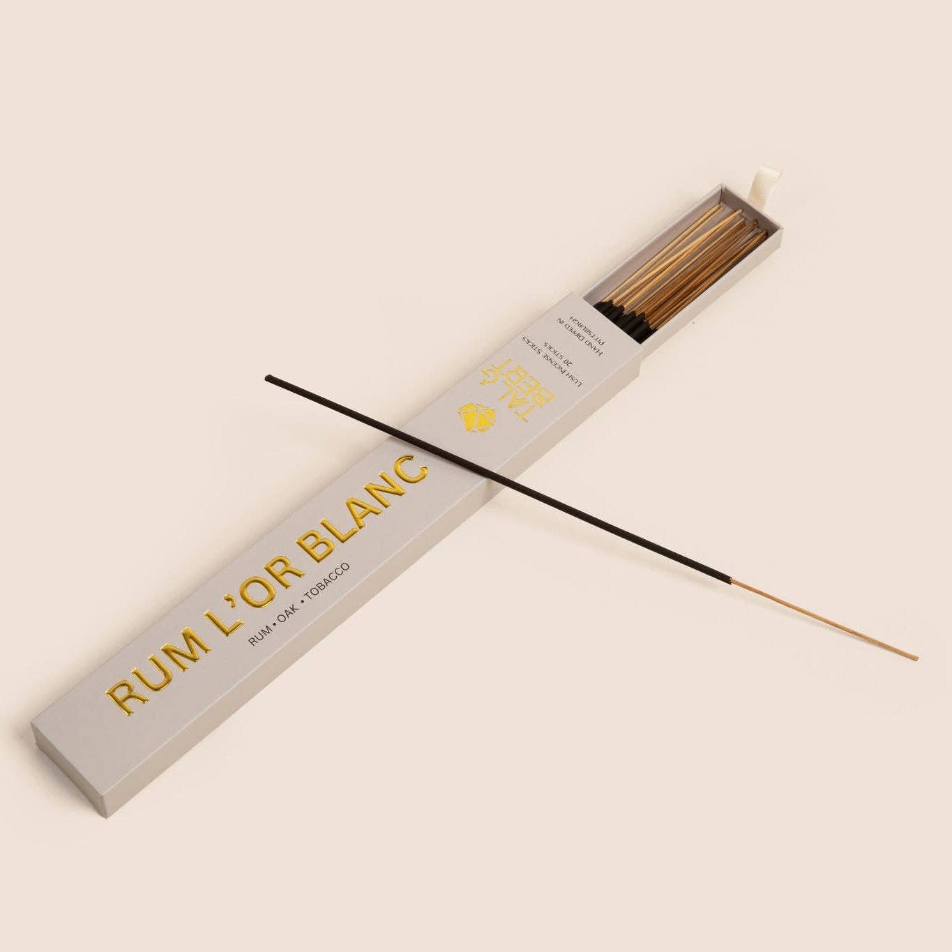 TB Fragrances - Rum Tobacco Incense – Rum L’Or Blanc