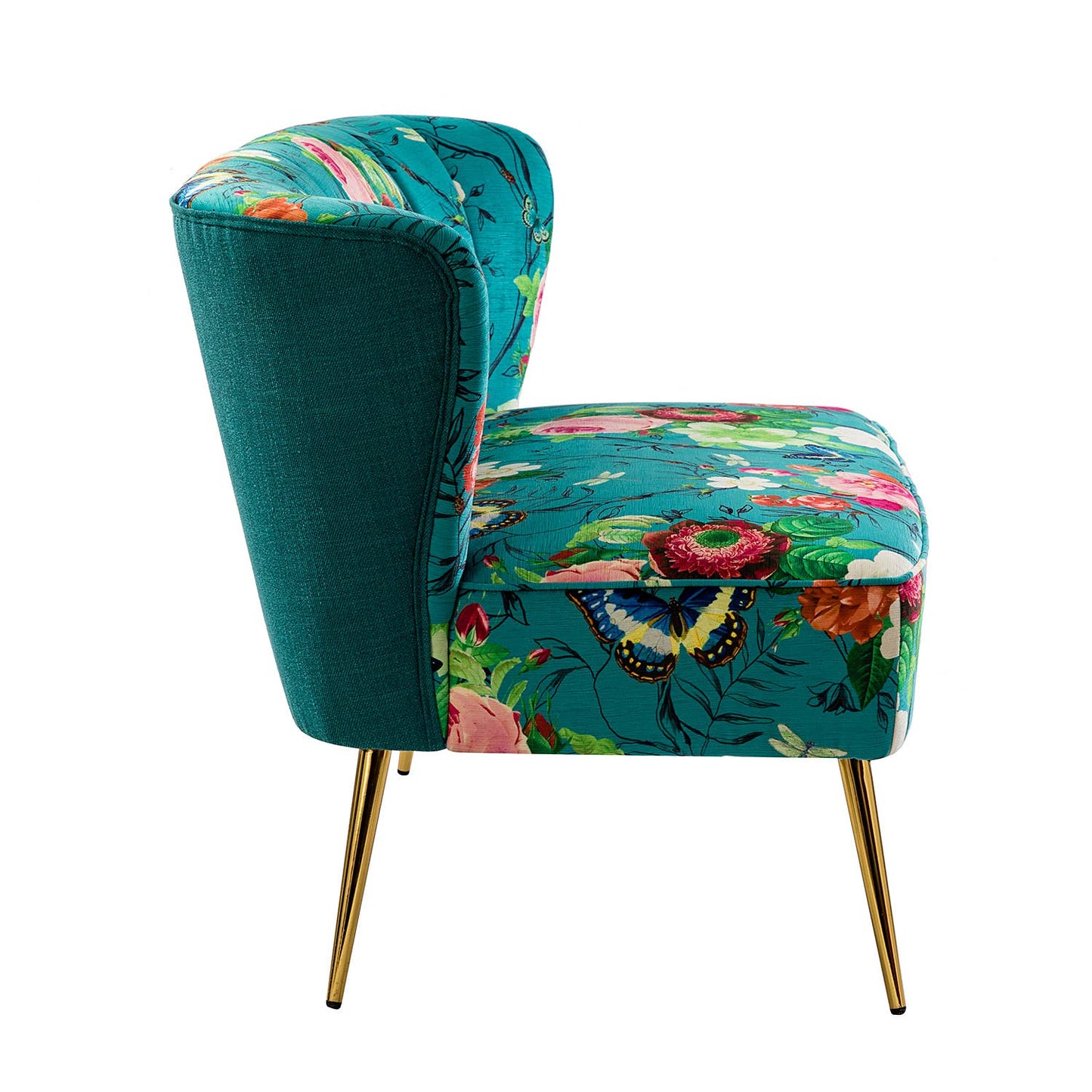 Karat Home - Cuneo Loveseat: Blue