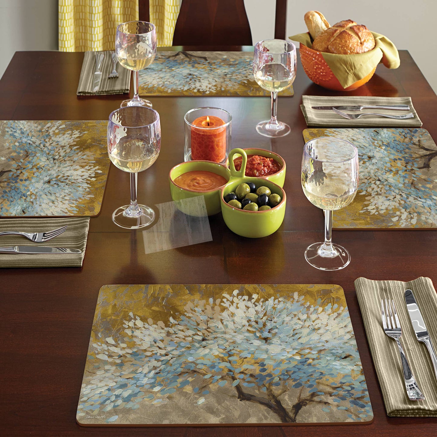 CounterArt/Highland Home/Thirstystone/CoasterStone - Cala Home A Thousand Lifetimes Decorative Hardboard Placemat