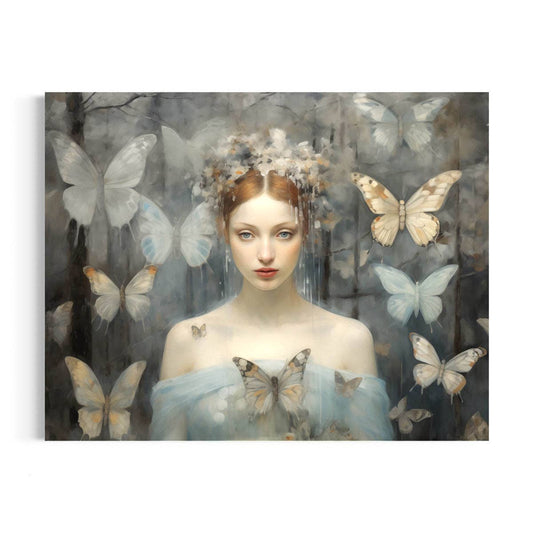 Salty Alyce - Butterfly Queen Gothic Winter Solstice Print 58RD