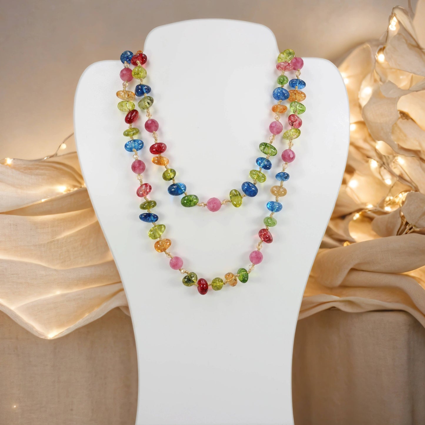 IST Jewelry - Agate Multicolor Necklace