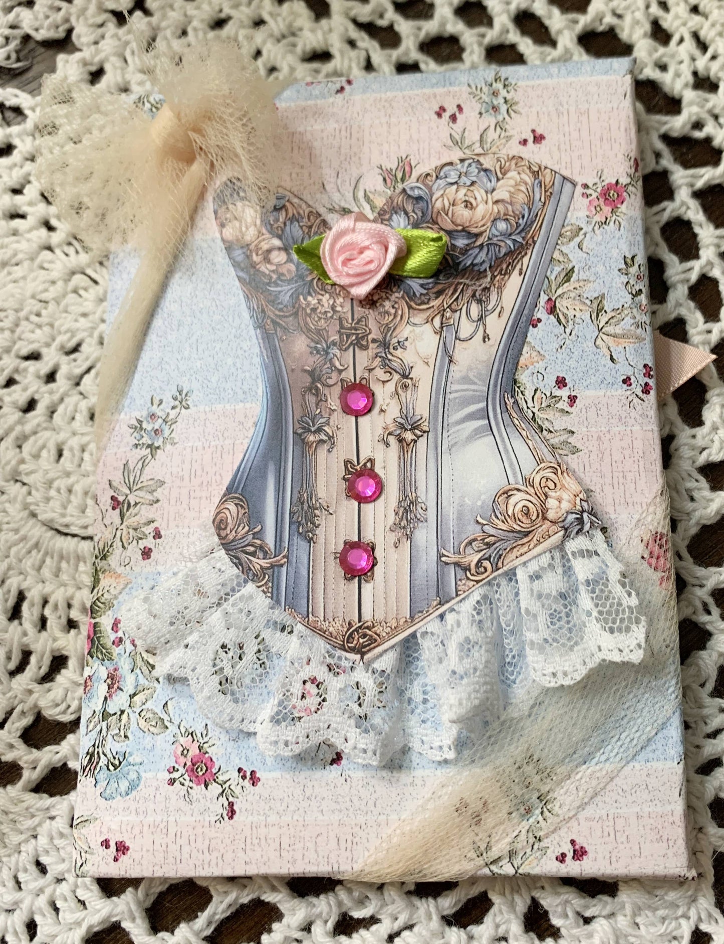 MOMENTS IN THYME - Victorian Corset Sachets: Pink