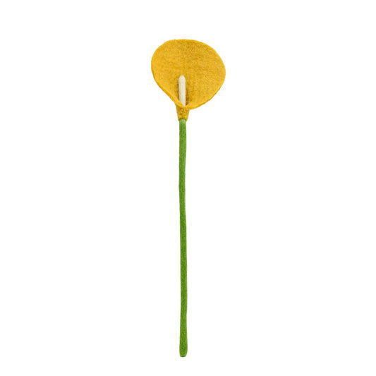 BNB Crafts Inc. - Felt Calla Lilly Flowers: Yellow