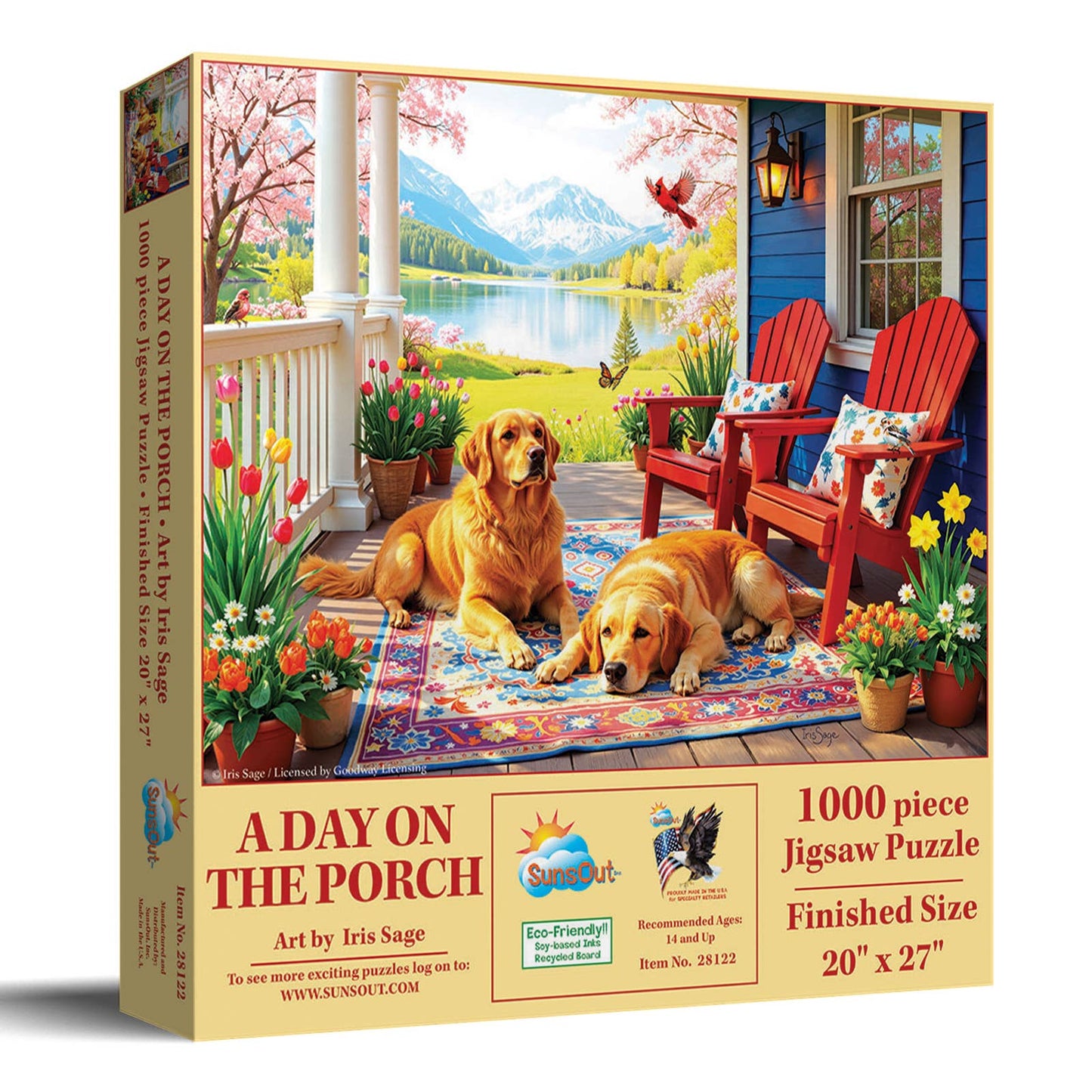 SunsOut - 1112 A Day on the Porch 1000 pc Puzzle
