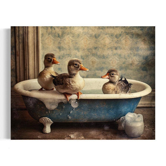 Salty Alyce -     Ducks in the Bathtub Wall Decor AXS14
