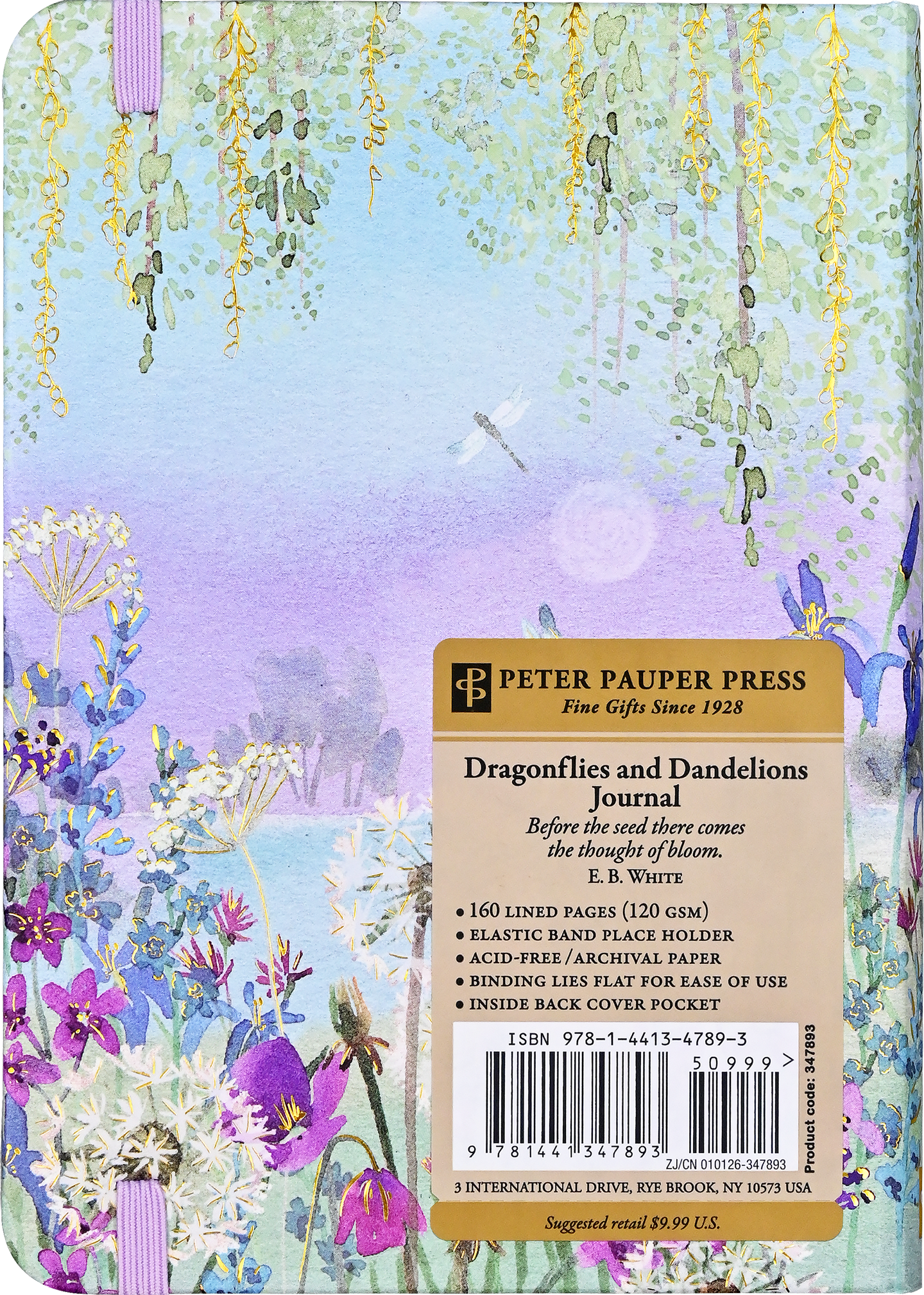 Peter Pauper Press - Dragonflies & Dandelions Journal