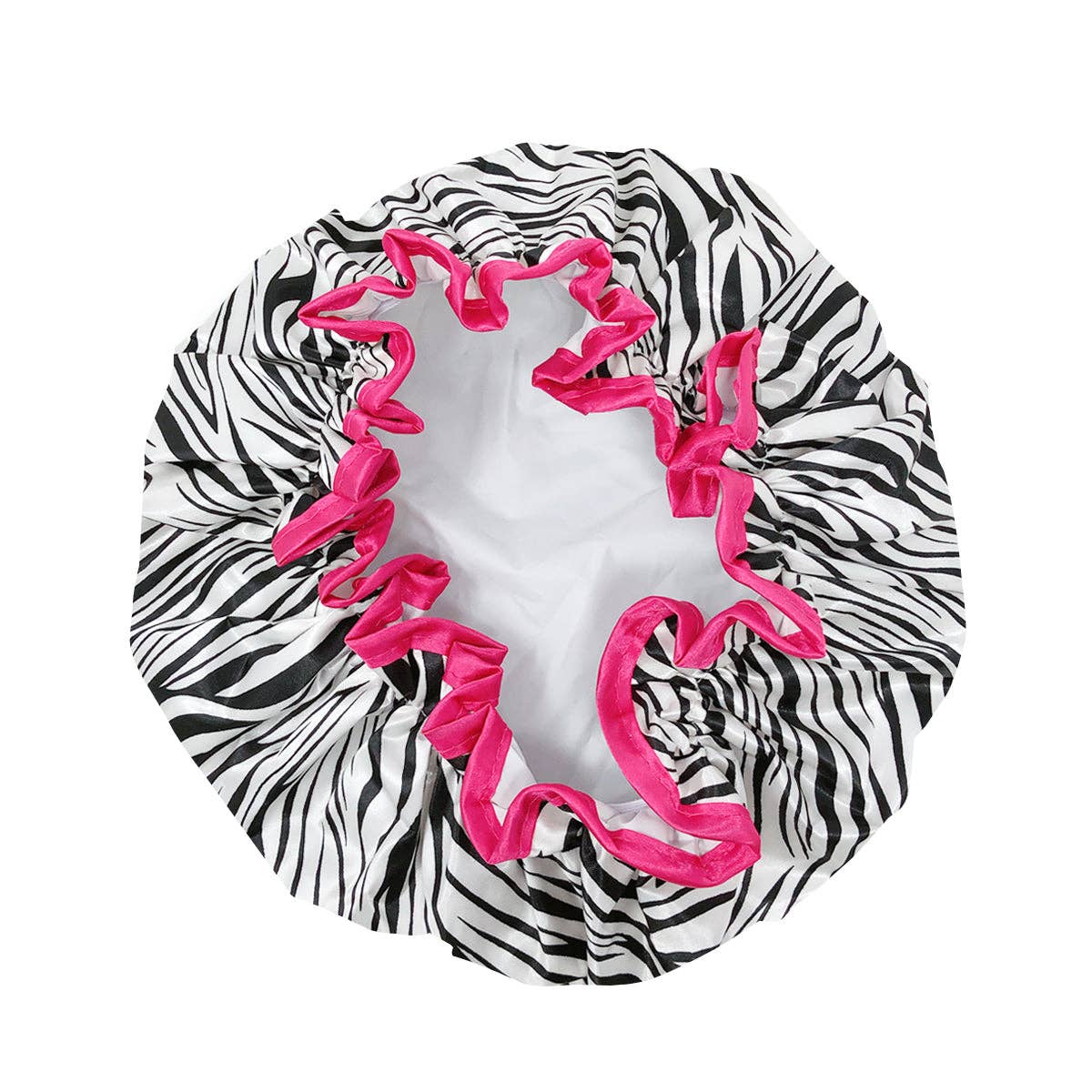 Wrapables.com - Wrapables Reusable Women's Waterproof Shower Caps: Pink Leopard