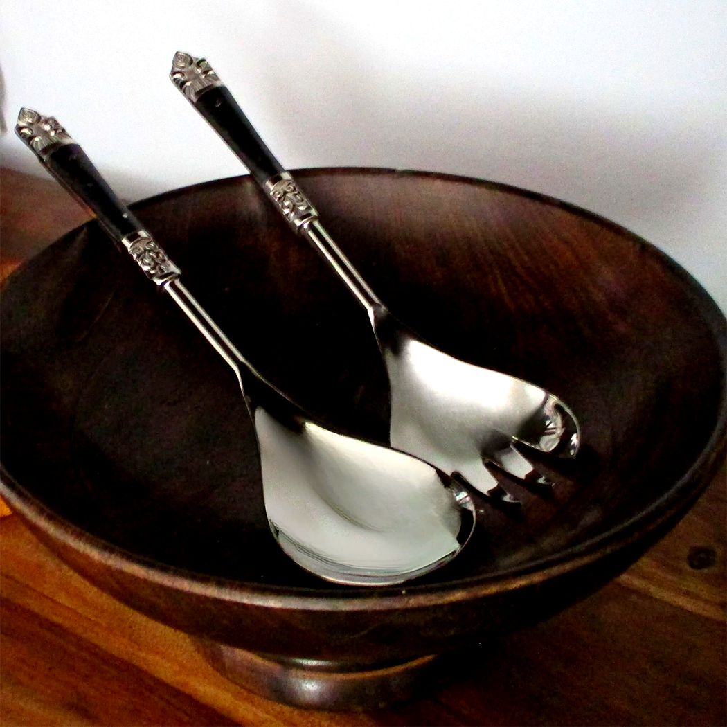 Shastra Home - Stylish Royal 2-Piece Salad Server Set