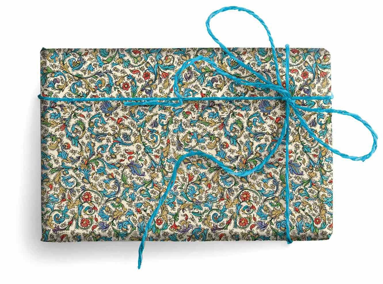 San Lorenzo Design - Florentine Wrapping Paper, Large Sheets 27.5 x 39 in.: Caltagirone