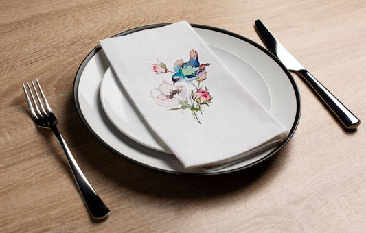 Altoonastore - Bird Floral - Printed Guest Towel