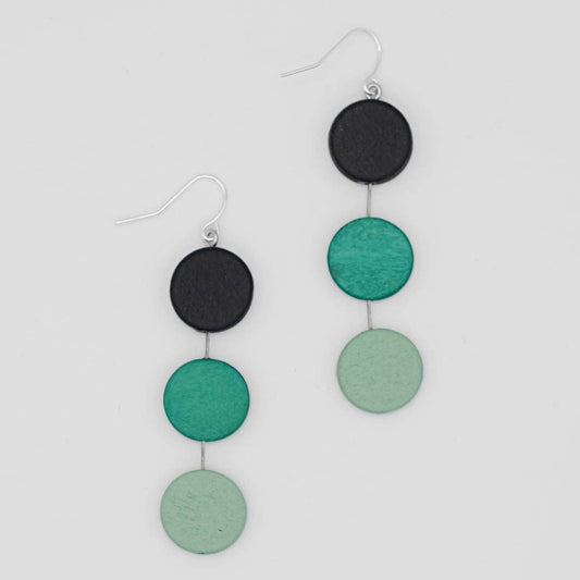 Sylca Designs - Aqua Ashlyn Dangle Earring