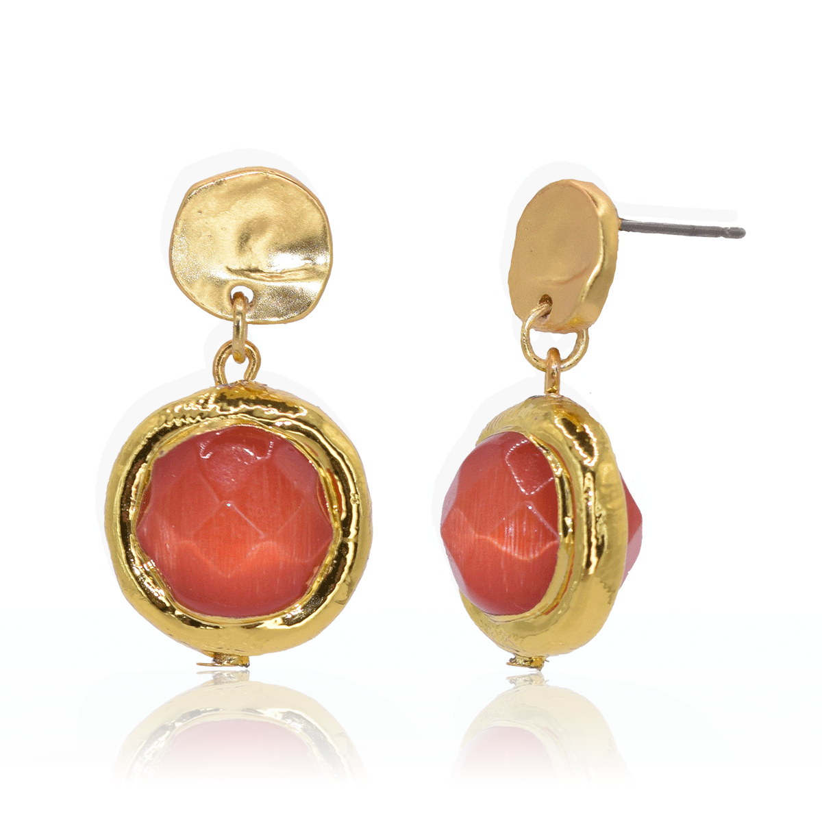 KARINE SULTAN - Coriandoli Earrings: Aquamarine Blue