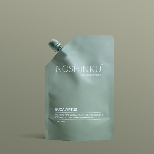 Noshinku - Eucalyptus Rosemary Nourishing Sanitizer Travel Refill Pouch