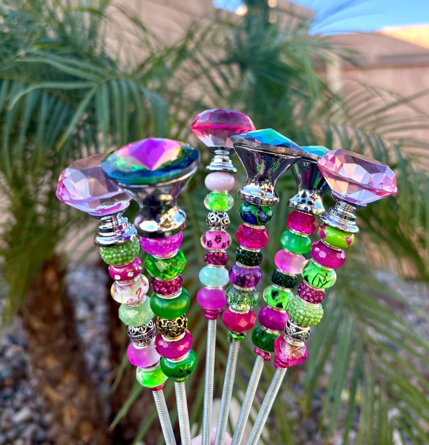 Sea of Bliss Shop - Wicked Fairy Garden Stakes: No Charm / 13”