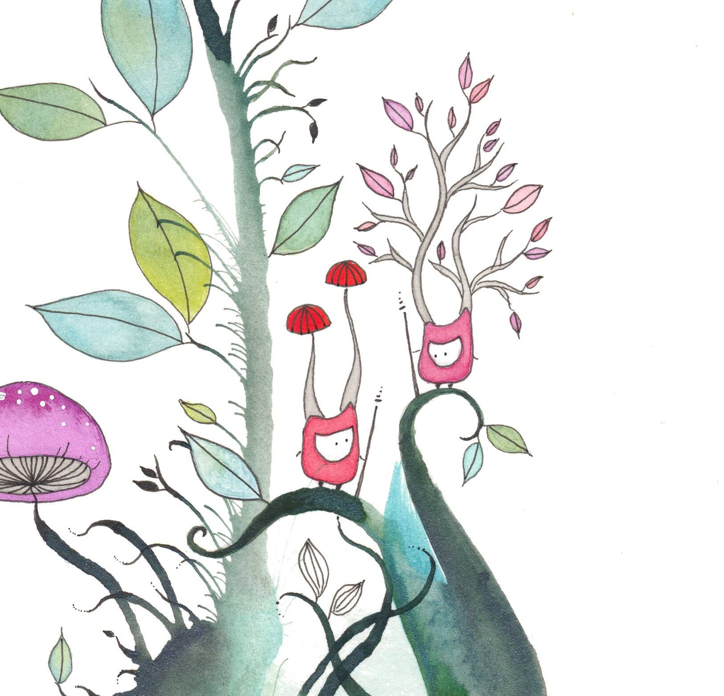 Melissa Moss Art - You're Weird, I Love you - Greeting Card