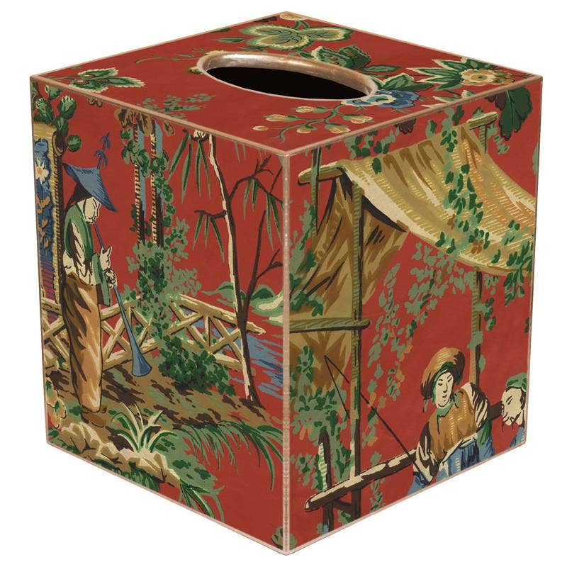 Marye-Kelley TB224 Chinoiserie Tissue Box Cover