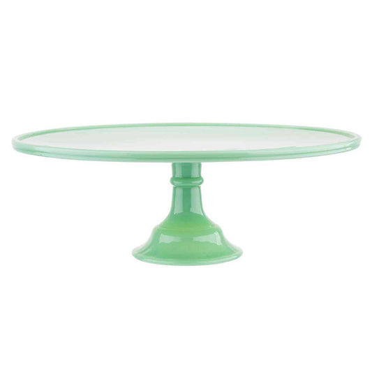 TableCraft Products Company - Jadeite Glass Collection Cake Stand