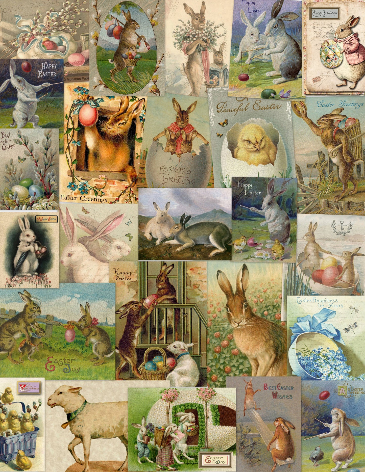 Monahan Papers - Assorted 11" x 17"   50 Piece Easter Papers Collections