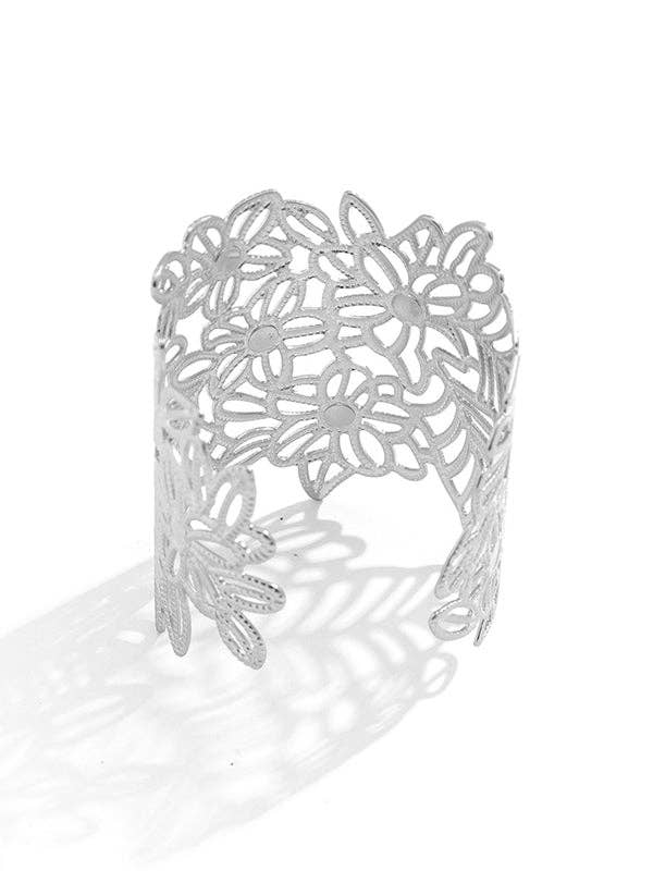 UZ Wholesale Store - Geometric Hollow Bracelet Accessories: GOLD / One_size