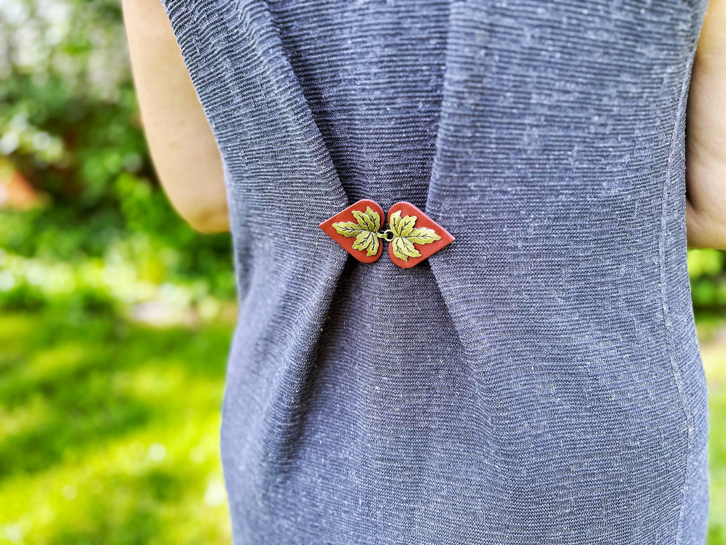 KardiKlips - Boho Style Cinch Clips, Versatile Clothing Clips, Nature