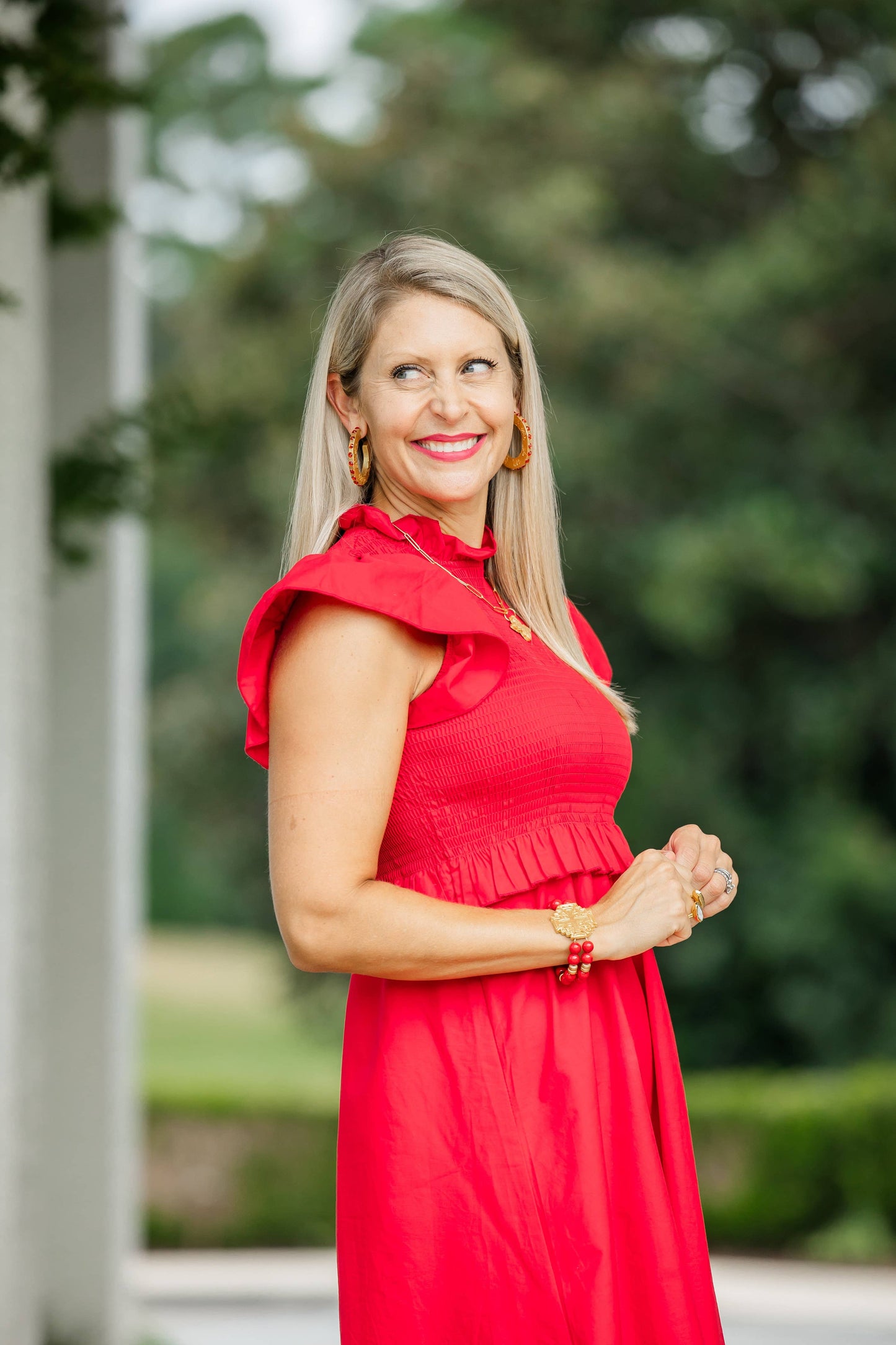 Hidden Truth Jewelry - Red Jade with Jerusalem Bracelet