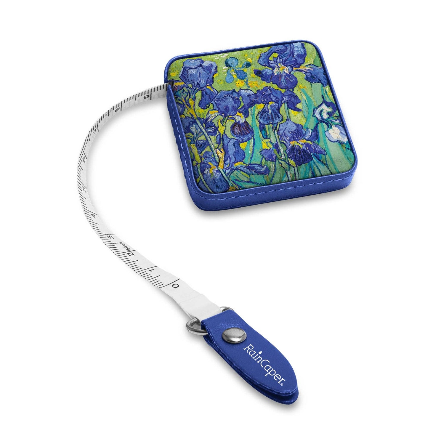 RainCaper - Van Gogh "Irises" Compact Retractable Tape Measure – Dual-Sided, 60"/150cm