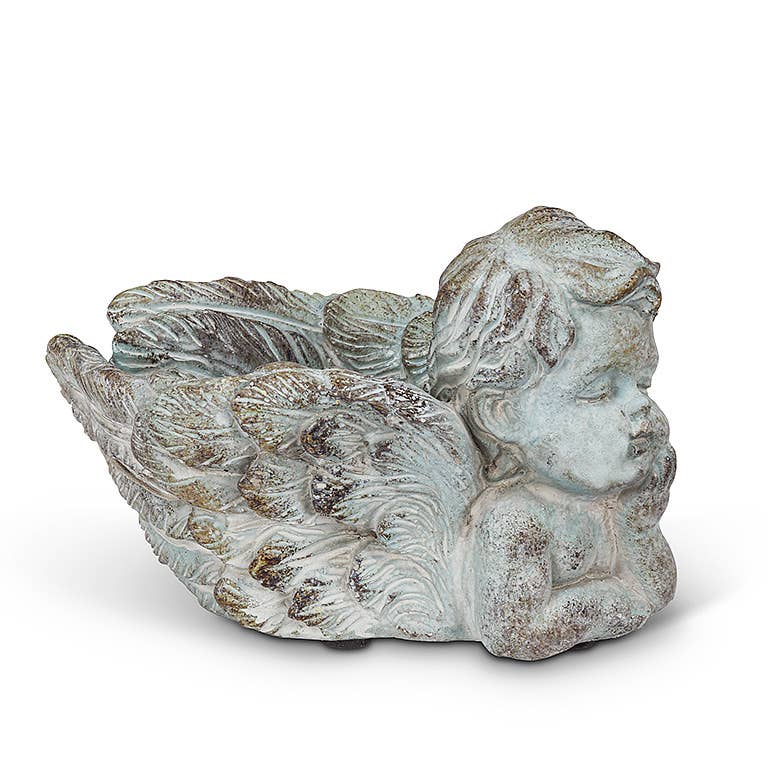 Abbott - Resting Cherub Planter-7"L