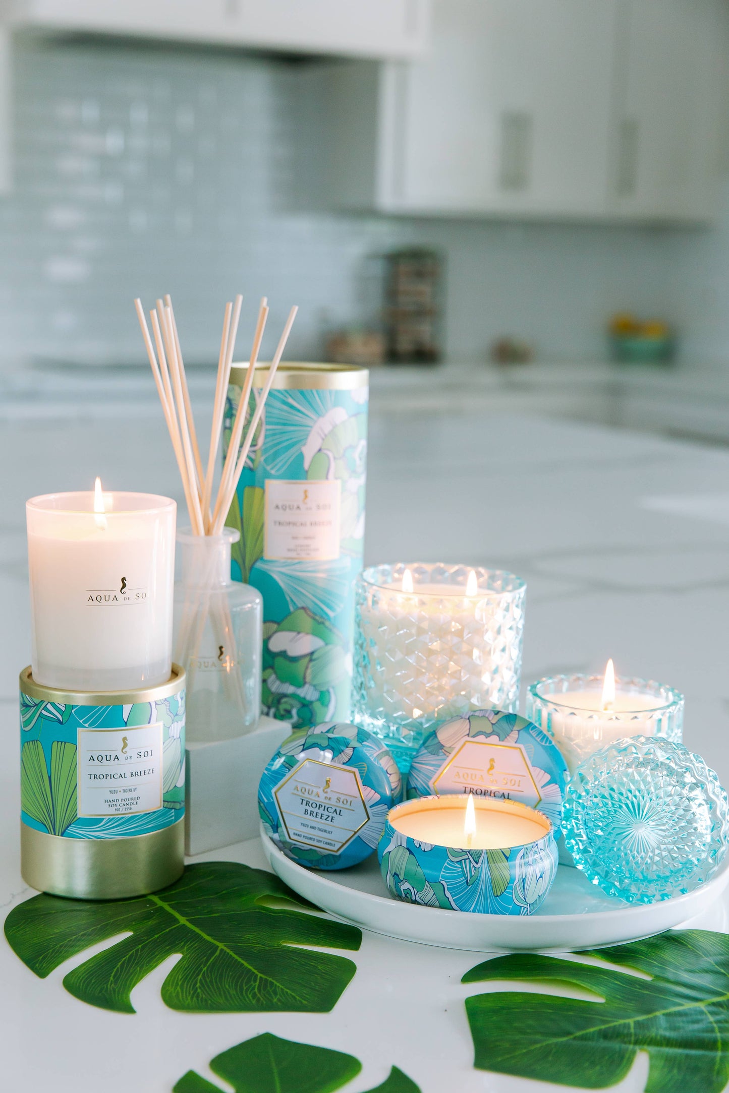 The SOi Company - Tropical Breeze 8oz Petite Shimmer (Light-Blue)