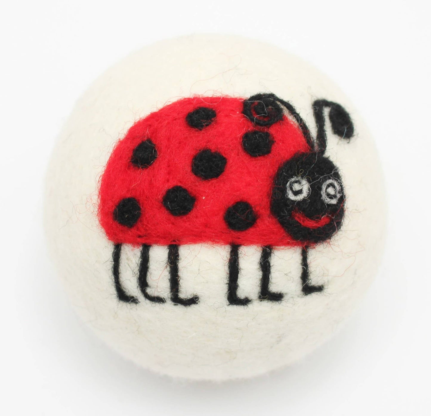 Ethical Global - Ladybugs: Eco Wool Dryer Balls Fair Trade: Ladybug (Green)