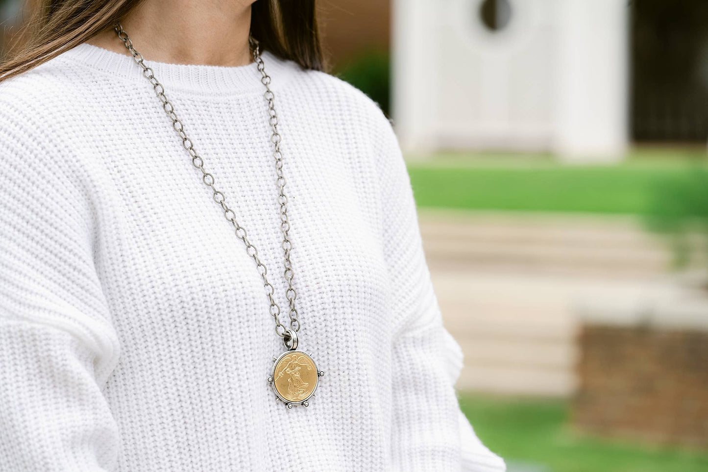 Grace Girl Beads - Artifact Necklace: Victory Medal