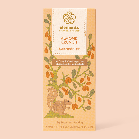 Elements Truffles - Almond Crunch 75% Dark Chocolate