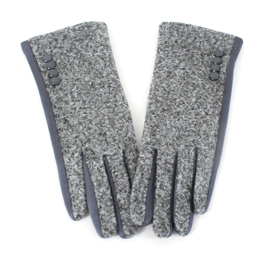 Pretty Persuasions - A23079 Windy Chic Gloves: 02 Grey