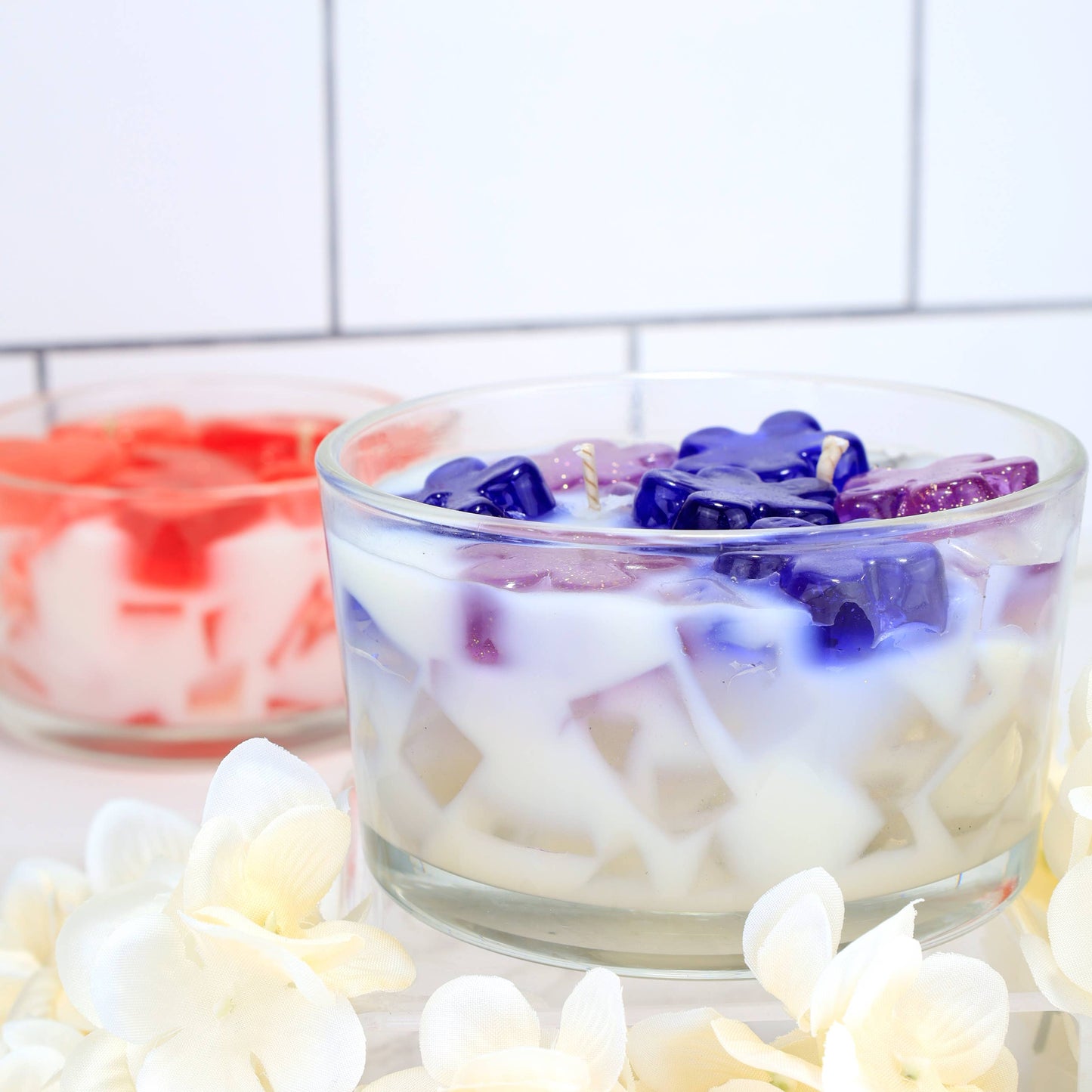 Primal Elements - Color Bowl Candles®: Citrus Melonmint (Sparkling fresh citrus with a twist of mint wrapped melon)