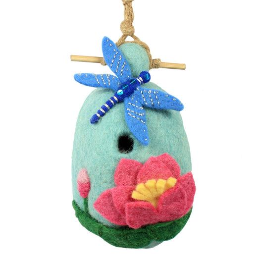 dZi Handmade - Lotus Dragonfly Birdhouse