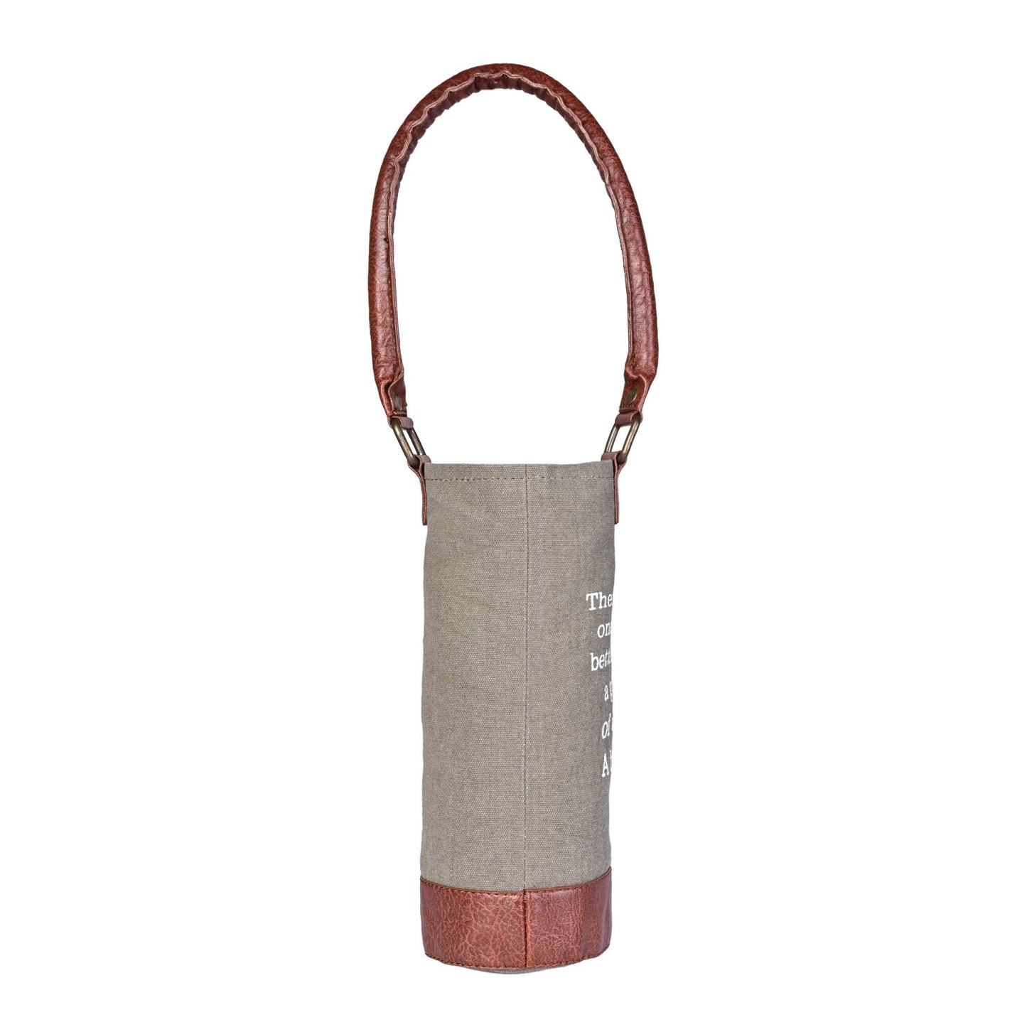Mona B. - Up-Cycled Canvas A Bottle of Wine Tote
