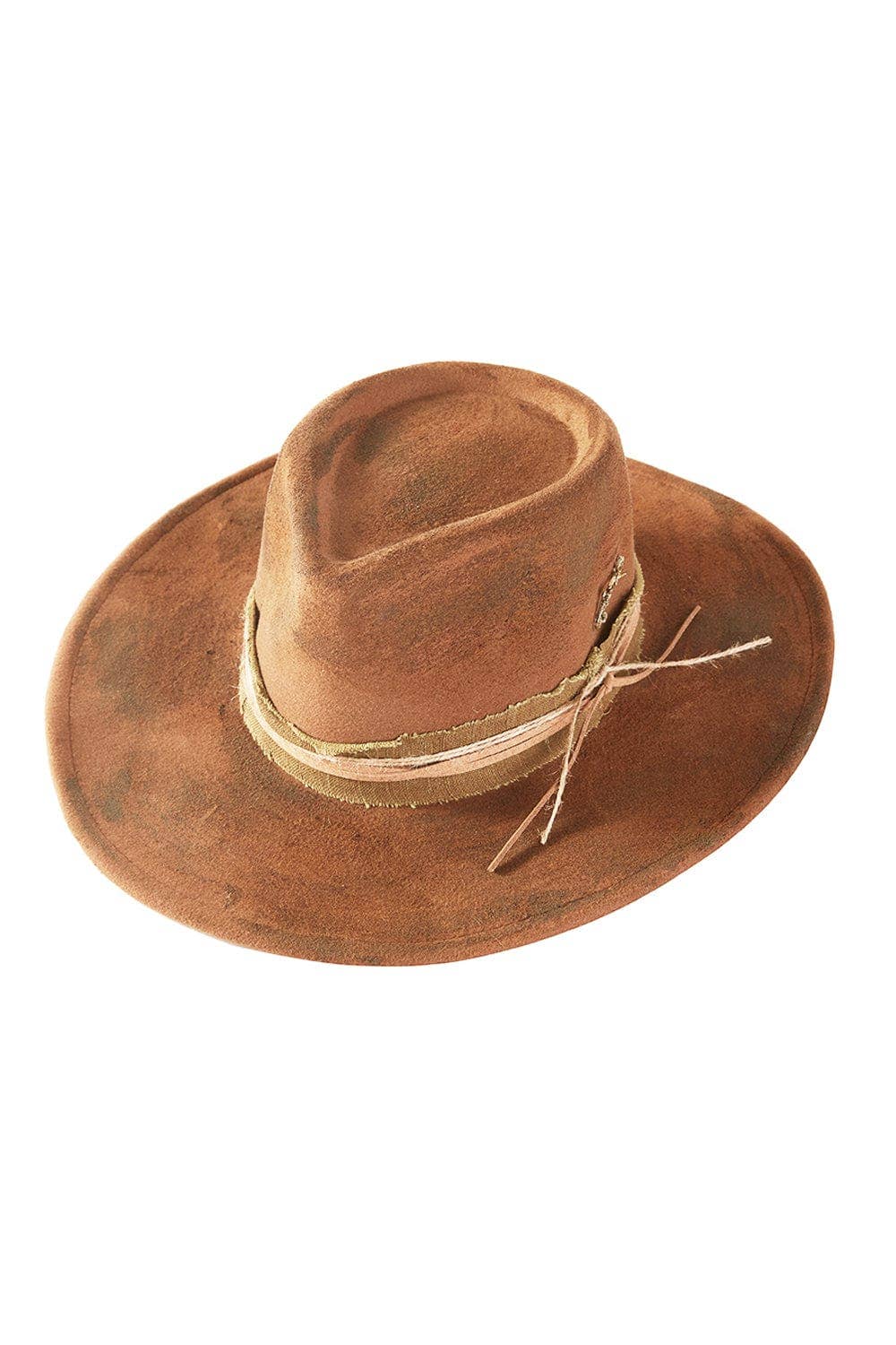 MiMi Wholesale - MH0240 Billie Heritage Worn Shapable Cowboy/Fedora Hat