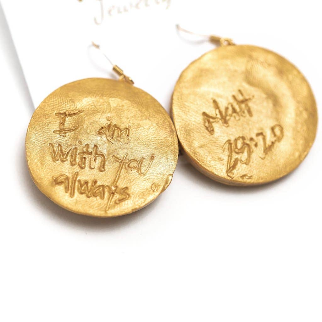 Hidden Truth Jewelry - Pearl Insert with Truth Cross Dangles