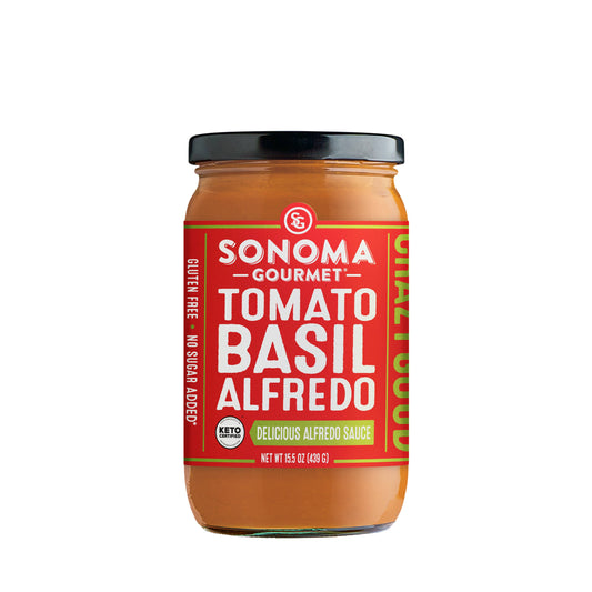 Sonoma Gourmet - Tomato Basil Alfredo Pasta Sauce: 15.5 oz