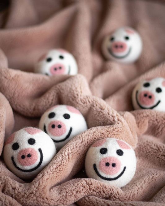 Friendsheep - Piggy Band Eco Wool Dryer Balls: PACKAGE FREE