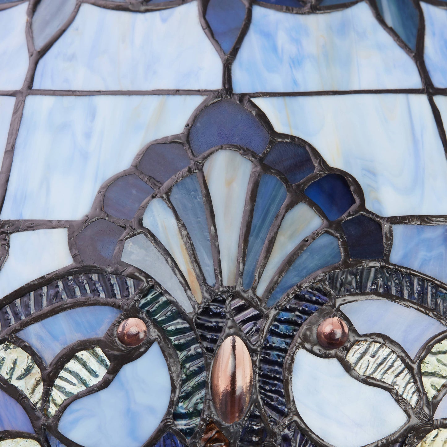 River of Goods - 64"H Allistar Stained Glass Bowl Candlestick Floor Lamp