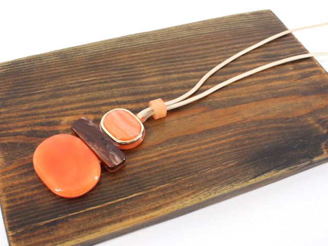 Pretty Persuasions - N23209 3-Tier Dangle Statement Necklace: 01 CRM