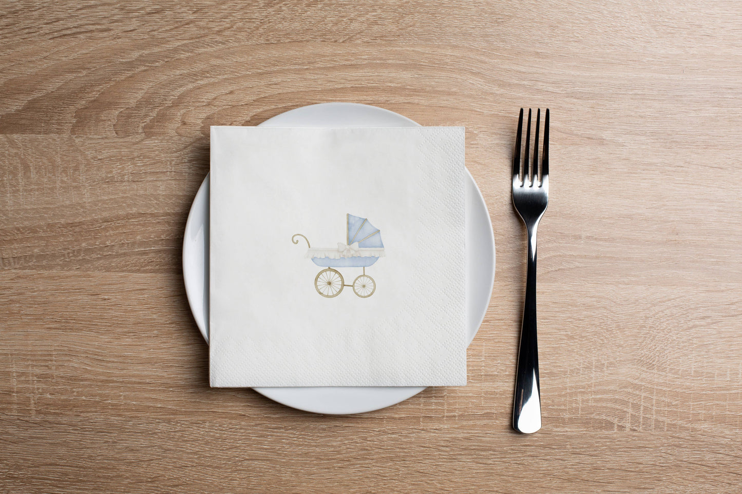 Altoonastore - Blue Baby Carriage Cocktail Napkin
