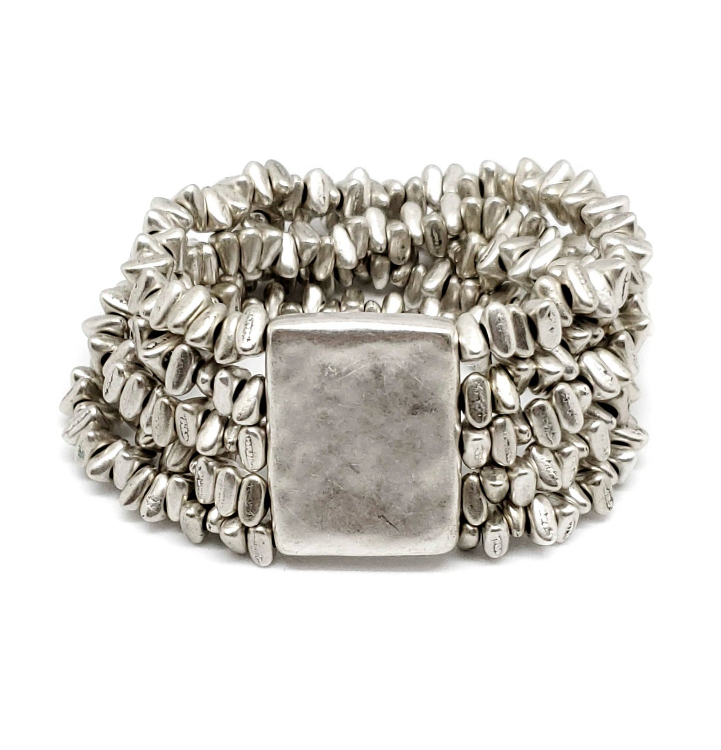 Chanour - Handmade Pewter Bracelet - SLVR2010