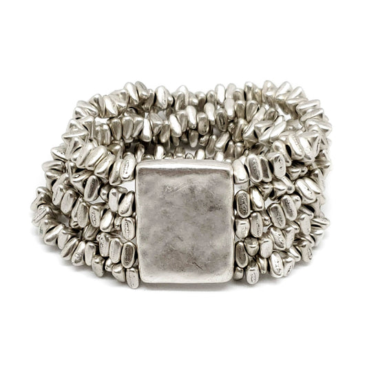 Chanour - Handmade Pewter Bracelet - SLVR2010