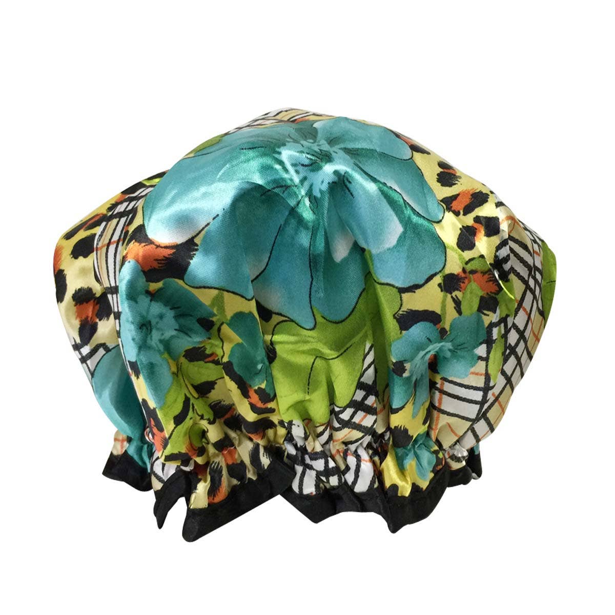 Wrapables.com - Wrapables Trendy Satin Shower Cap: Pink Sweet Hearts