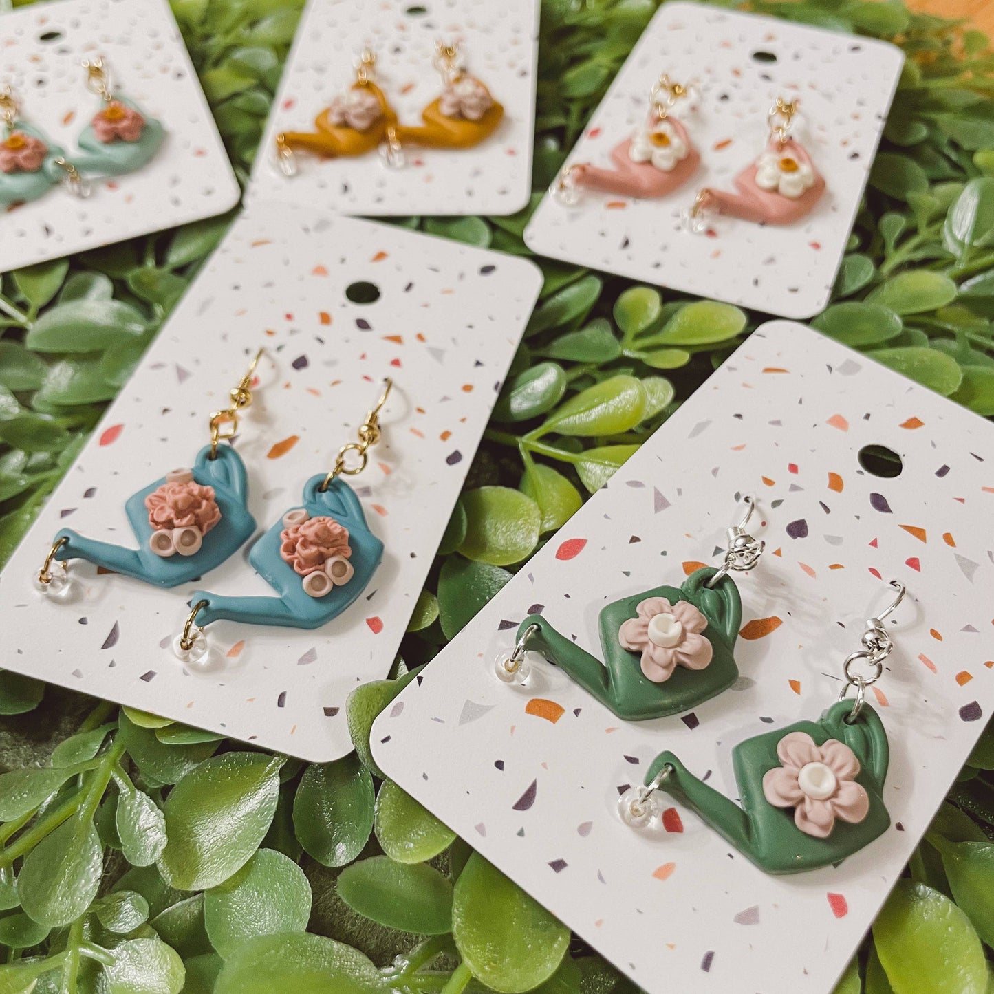 Sydni Carlson Art - Assorted Pack: Garden Watering Can Earrings