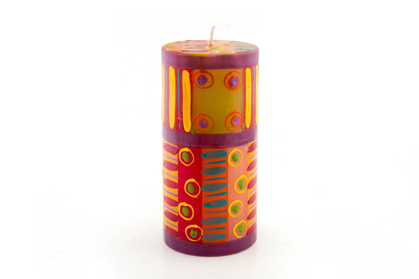 Thumbprint Artifacts - Carousel Candle: Pillar 3” x 4” (50 hour burn time)