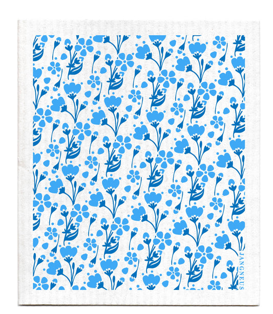 Jangneus - Swedish Dishcloth - Buttercup - Blue
