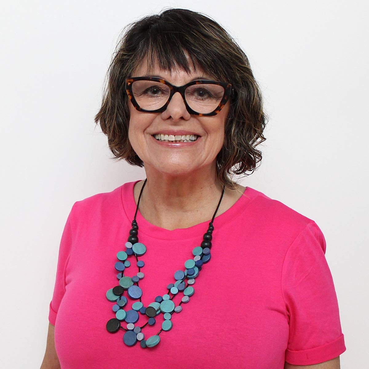 Sylca Designs - Blue Multi Strand Millie Statement Necklace